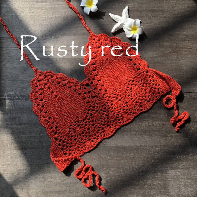 Crochet Bikini Bras For Women Knit Beachwear PQ6905