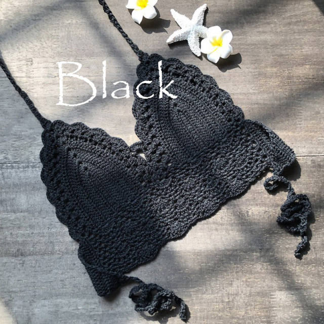 Crochet Bikini Bras For Women Knit Beachwear PQ6905