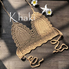 Crochet Bikini Bras For Women Knit Beachwear PQ6905