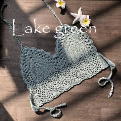 Crochet Bikini Bras For Women Knit Beachwear PQ6905