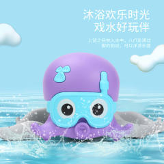Purple Crawling Octopus Clockwork Octopus Amphibious Bathroom Baby Funny Toy PQKS001A