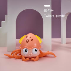 Green Clockwork Octopus Amphibious Crawling Octopus Bathroom Baby Funny Toy PQQC23B