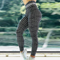 Leopard Print Yoga Outfits Workout High Waist Leggings Women Activewear PQ498C