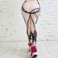 Cartoon Print Leggings Bubble Butt Yoga Outfits Women Activewear PQ176