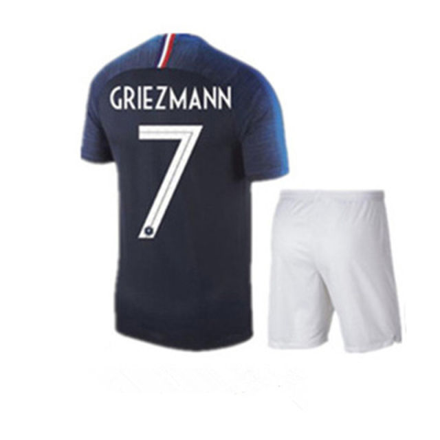 2018 France Soccer Jersey for Kid Football Maillot Uniforms PQFR002