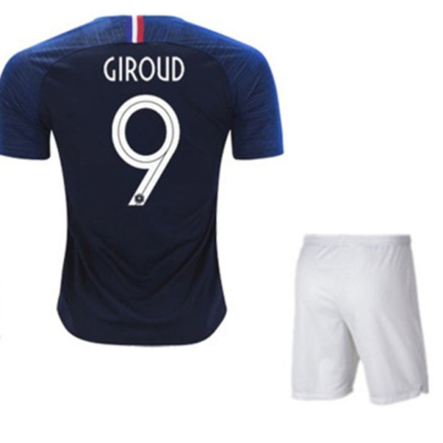 2018 France Soccer Jersey for Kid Football Maillot Uniforms PQFR002