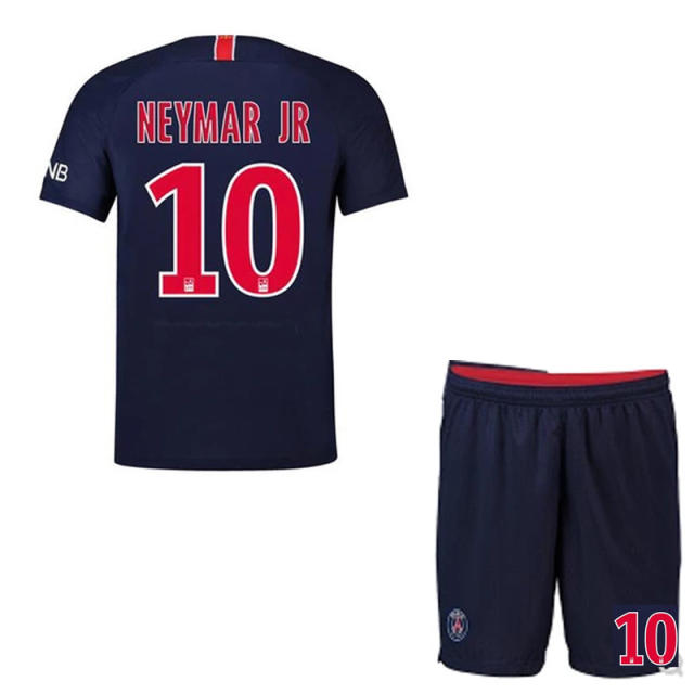 Kids Paris Saint-Germain F.C Soccer Tops PSG Football Jersey PQPS002