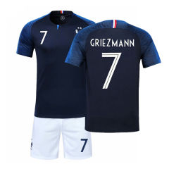 2018 France Soccer Jersey for Kid Football Maillot Uniforms PQFR002