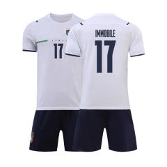Kid Italy Football Uniform European Cup National Team Jersey Sportswear PQIT002