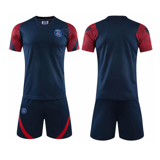 Adult Paris Saint-Germain F.C Home Soccer Jersey Messi Football Uniforms PQME001A