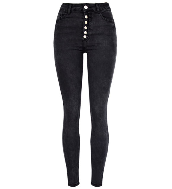 Black Fashion Denim Trousers Sexy High Waist Jeans For Women PQTOP323
