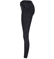 Black Fashion Denim Trousers Sexy High Waist Jeans For Women PQTOP323