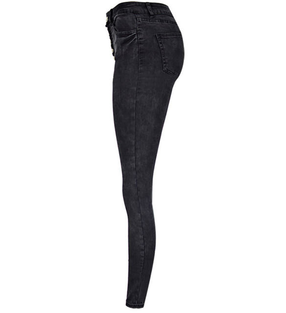 Black Fashion Denim Trousers Sexy High Waist Jeans For Women PQTOP323