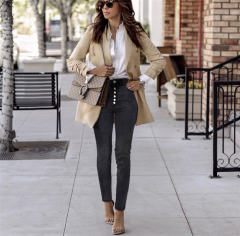 Black Fashion Denim Trousers Sexy High Waist Jeans For Women PQTOP323