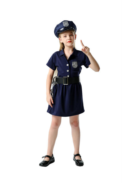 Girl Police Uniform Cosplay Cops Fancy Dress Nightclub Costume PQ21212