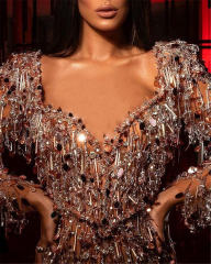 Women Sequin Evening Dresses Fashion Night Club Dress PQ81649