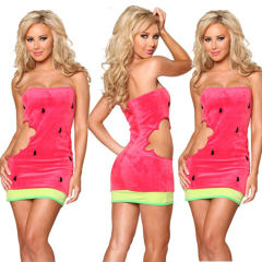 Food Party Watermelon Costume Female Carnival Cosplay Uniform PQ80367