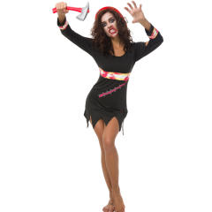 Halloween Adult Costume Female Fire Masquerade Performance Costume PQ80883