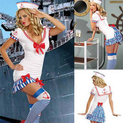 Cosplay Halloween Navy Uniform Sexy Cosplay Sailor Costume PQ80680