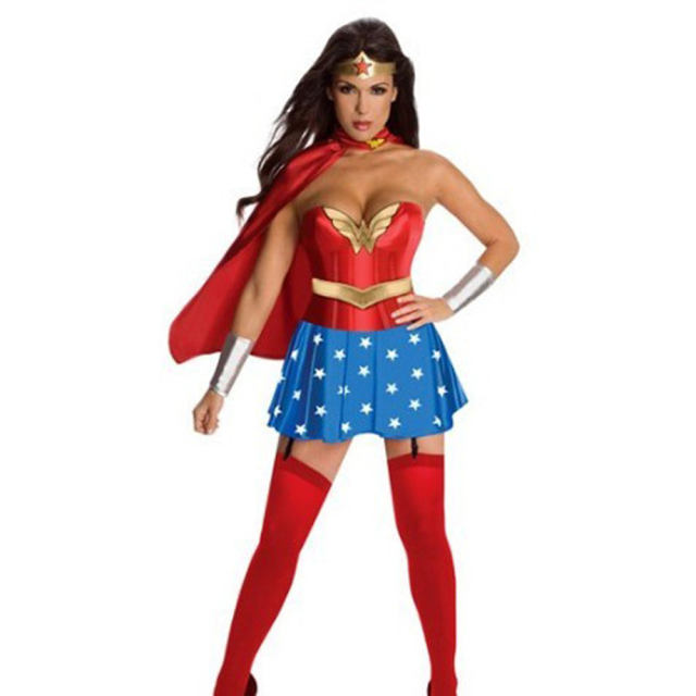 Sexy Party Carnival Hero COS Uniform Cosplay Heroine Costume PQ80601