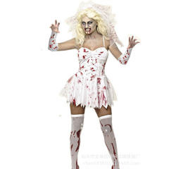 Bloody Mary Vampire Bride Costume Halloween Demon Zombie Costume PQ80840