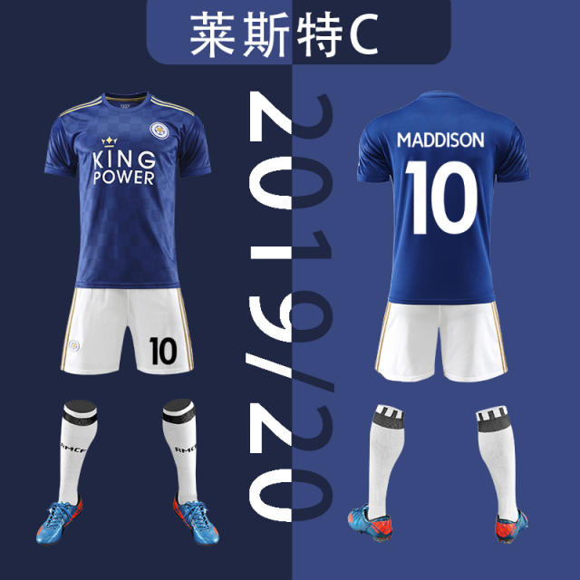 2019/2020 Season Leicester City F.C. Football Tops Soccer Jersey PQLC001