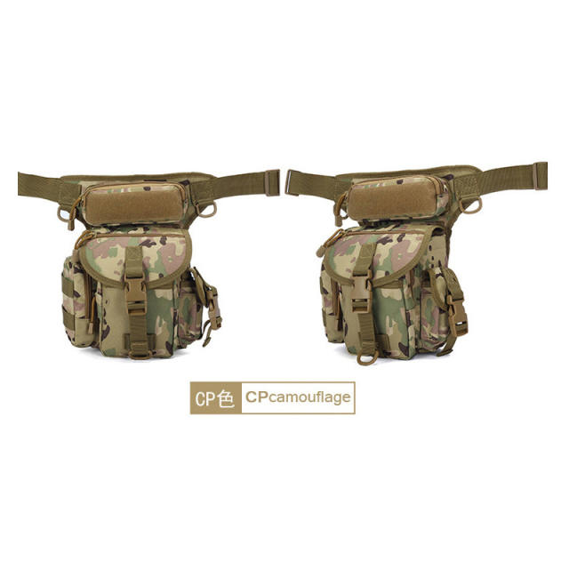 Jungle Digital Tactical Waist Packs Drop Leg Bag for Men Ourdoor Backpacks PQ1003C