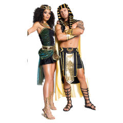 Halloween Pharaoh Costume Queen of Ancient Egypt Fancy Dress PQ2204
