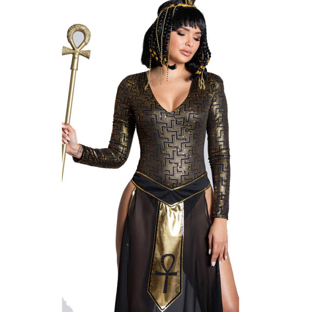 Sexy Halloween Costume Queen of Ancient Egypt Fancy Dress PQ972153