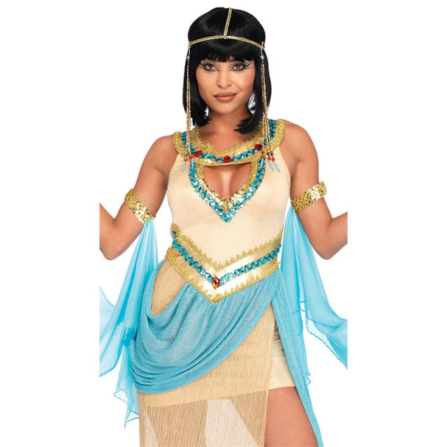 Queen of Ancient Egypt Fancy Dress Sexy Halloween Costume PQ1330