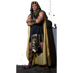 Halloween Pharaoh Costume Ancient Egypt Emperor Uniform PQ1312