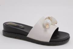 OEM-Women Leather Slippers DF2209