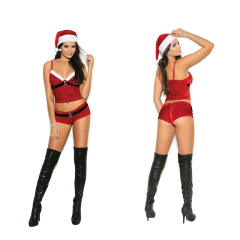 Christmas Tops Costume For Women Santa Uniform Xmas Night Club Wear PQ971927