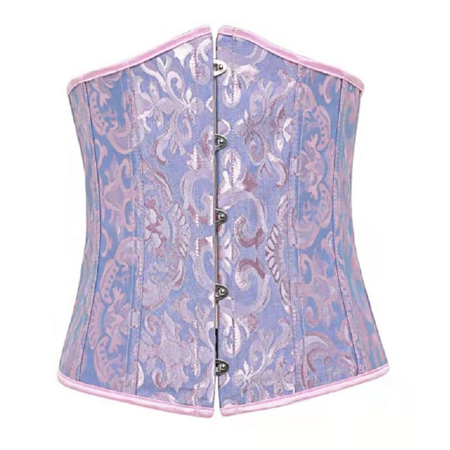 Glue Bone Underbust Corset For Women Sexy Gothic Corselet PQ7055B