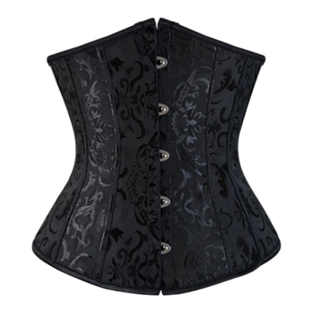 Glue Bone Underbust Corset For Women Sexy Gothic Corselet PQ7055B