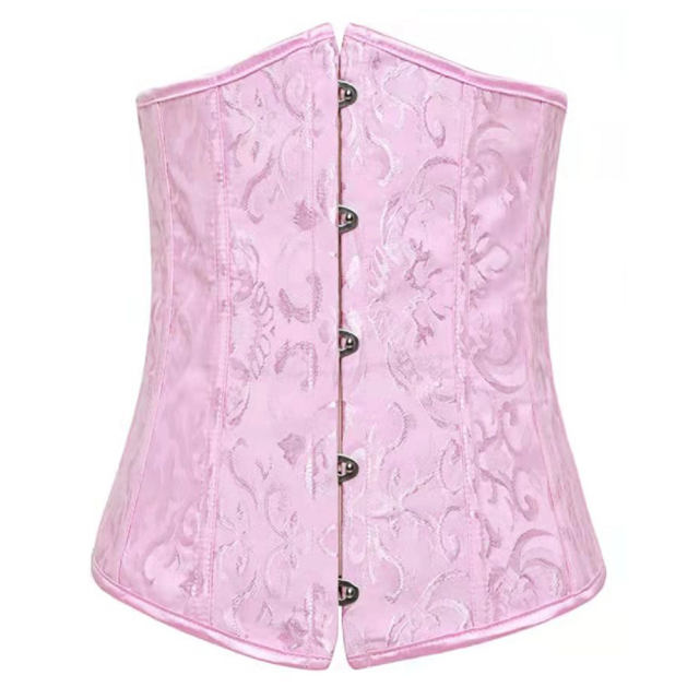 Glue Bone Underbust Corset For Women Sexy Gothic Corselet PQ7055B