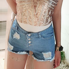 High Waist Summer Denim Shorts Sexy Club Hot Pants PQ826