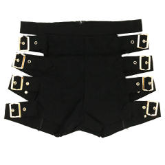Black Sexy Club Hot Pants High Waist Summer Denim Shorts Jeans PQ836A