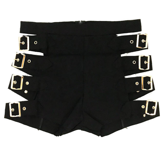 Black Sexy Club Hot Pants High Waist Summer Denim Shorts Jeans PQ836A