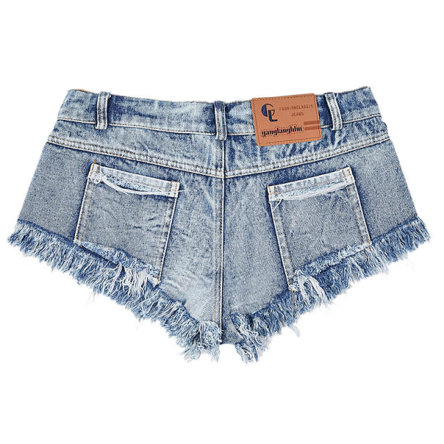 Sexy Club Jeans Ripped Denim Shorts Low Waist Hot Pants PQ813