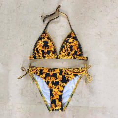 Ethnic Print Bikini for Women Sexy Padded Swimwear PQ1841A