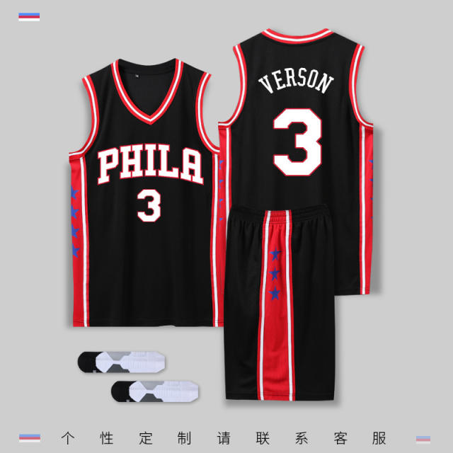 Philadelphia 76ers Basketball Clothing Sport Outfit Basketball Team jersey PQPH001