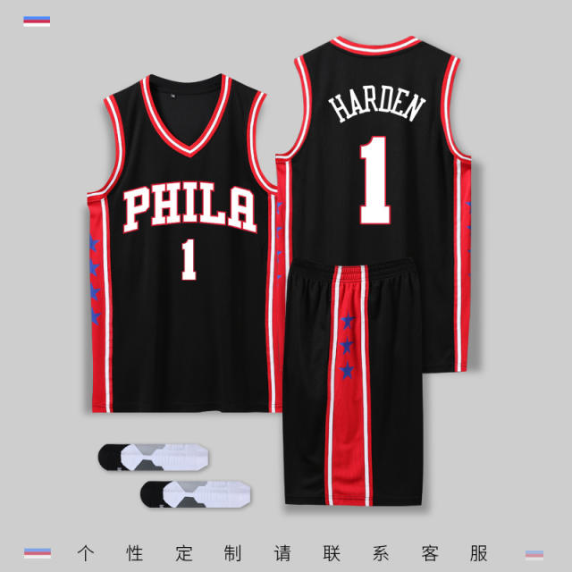 Philadelphia 76ers Basketball Clothing Sport Outfit Basketball Team jersey PQPH001