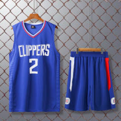 Los Angeles Clippers Basketball Clothing Kawhi Leonard Outfit Basketball Team Jersey PQKL002A