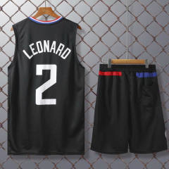 Los Angeles Clippers Basketball Clothing Kawhi Leonard Outfit Basketball Team Jersey PQKL002A