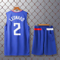 Los Angeles Clippers Basketball Clothing Kawhi Leonard Outfit Basketball Team Jersey PQKL002A