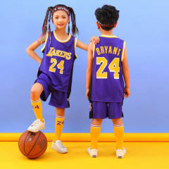 Famous Basketball Stars Sport Outfit For Kids Basketball Team Jersey PQBT789