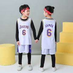 Famous Basketball Stars Sport Outfit For Kids Basketball Team Jersey PQBT789