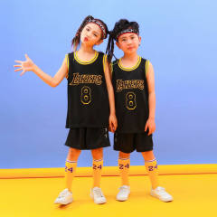 Famous Basketball Stars Sport Outfit For Kids Basketball Team Jersey PQBT789