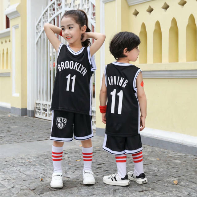 Famous Basketball Stars Sport Outfit For Kids Basketball Team Jersey PQBT789